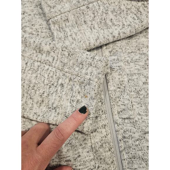 Calvin Klein better sweater style full zip jacket womens medium warm soft gray - Picture 5 of 6